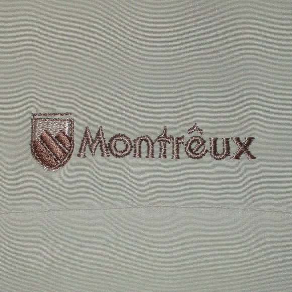 Haley Reserve Mens Montreux Golf & C.C. Beige Full Zip Mesh-lined Vest NWOT - M - Picture 2 of 4